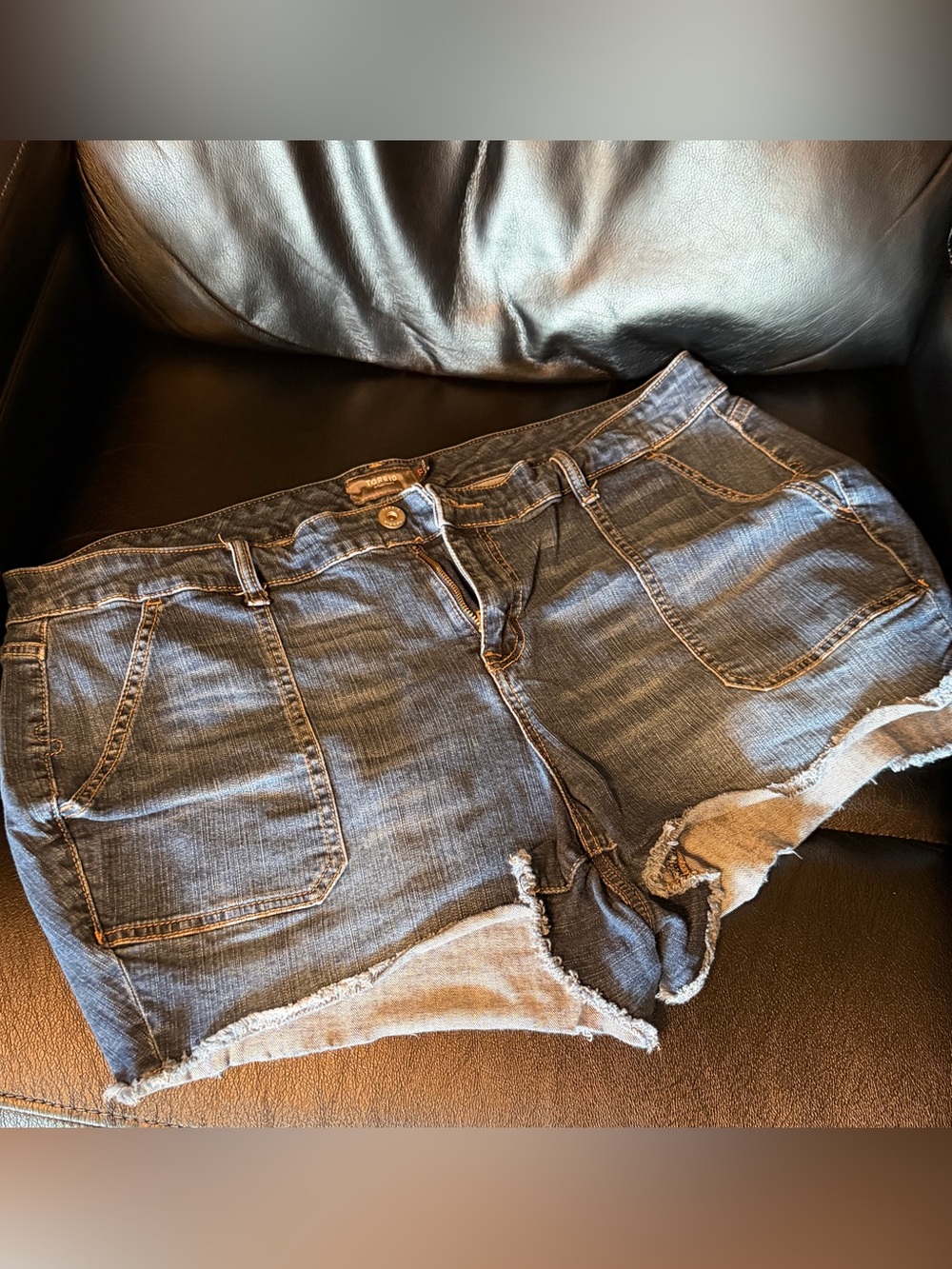 torrid Dark Blue Denim Shorts